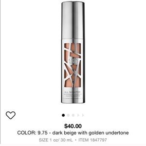 💥Urban Decay All Nighter Foundation 9.75💥